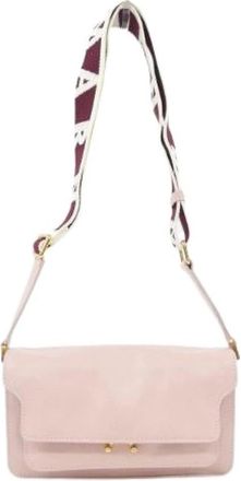 Marni Pre-owned Leren Schoudertas - Dames - Vintage Schoudertas - Roze - ONE Size - Leer - Vintage