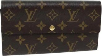 Louis Vuitton Pre-owned Canvas wallets - Dames - Vintage Accessoires - Bruin - ONE Size - Vintage