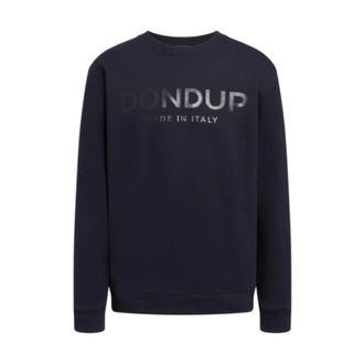 Dondup Sweatshirts, male, Blue, Size: XL Kf0196U Sweatshirt