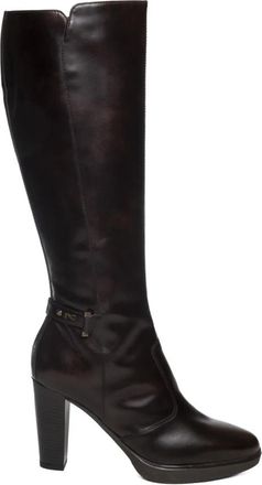 Nero Giardini Manolete Laarsjes met Hak - Dames - Laarzen met Hak - Bruin - 39 EU - Leer - Schoenen