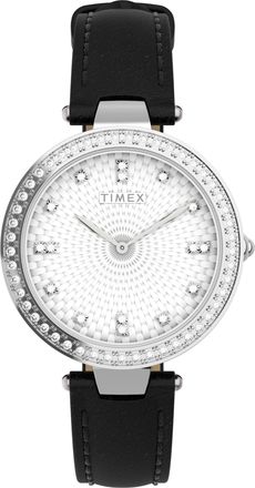 Timex Trend WoMens Black Watch TW2V45200 Leather (archived) - One Size