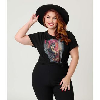 Unique Vintage Unisex Graphic Tee in Black W/elvira Graphic at Nordstrom, Size X-Large