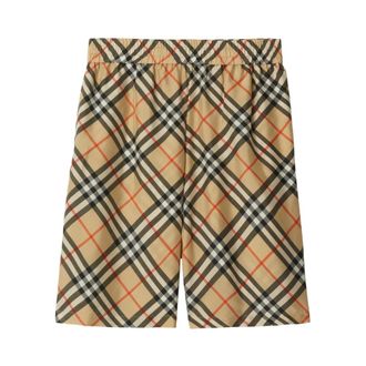 Burberry Casual Shorts, male, Multicolor, Size: XL Elasticated Waistband Silk Skirt