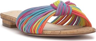 Jessica Simpson Dydra Slide Sandal in Blue Multi at Nordstrom Rack, Size 6.5