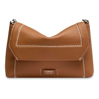 Lancel Tassen, Dames, Bruin, ONE Size, Leer, Sac Rabat S Ninon Soft