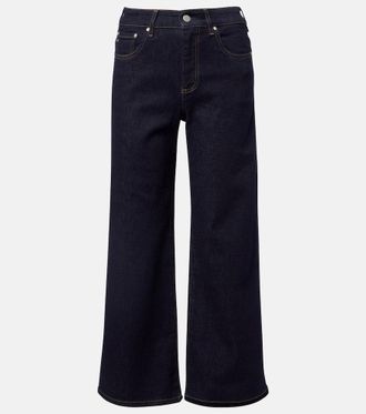 AG - Adriano Goldschmied Saige cropped wide-leg jeans