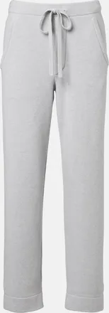 God's True Cashmere Cashmere straight pants with rose quartz