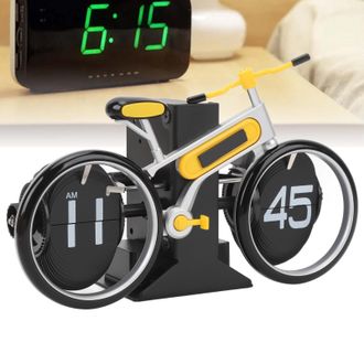 OEM Reloj Plegable Vintage Con Forma De Bicicleta, Esfera Mec&aacute;nica Plegable Hacia Abajo Y Funcionamiento A Pilas, Ideal Para La Oficina O El Sal&oacute;n