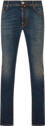 Jacob Cohen Nick Slim Jeans - Heren - Slim Fit Jeans - Blauw - W35 - Denim - Jeans