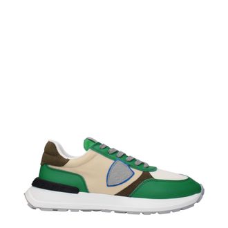 Philippe Model Sneakers Antibes Man Fabric Green/Beige