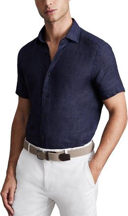Reiss Holiday Linen Casual Shirt