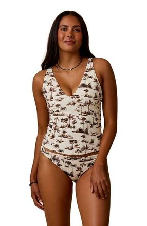Carve Designs Serenity Compression Tankini in Toile at Nordstrom, Size Xx-Small
