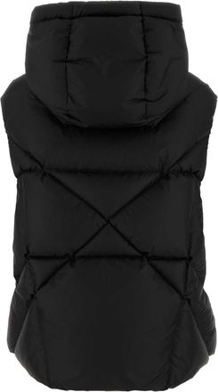 Khrisjoy Womens Iconic Vest Black Polyester Polyurethane Vests