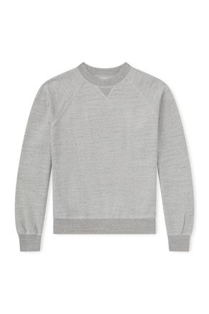 Drake's Logo-Embroidered Cotton-Jersey Sweatshirt