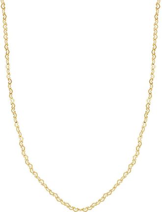 Bony Levy 14K Gold Heart Link Chain Necklace in 14K Yellow Gold at Nordstrom, Size 18