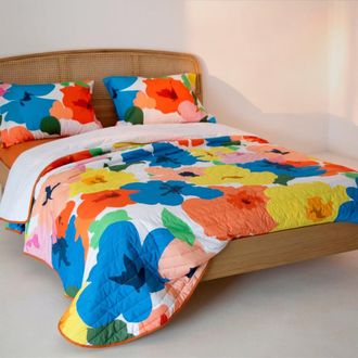 Happy Friday Colcha 100% Algod&oacute;n Multicolor 240x260 cm (Cama 135/140/150)