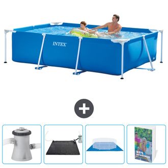 Intex Piscina Con Estructura Rectangular - 260x160x65 Cm - 5-piezas Scb126