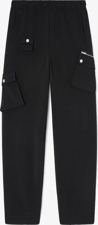 Ganni Black Twill Suiting Pants - Size 34