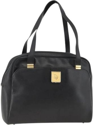 Dior Pre-owned Handbags, female, Black, Size: ONE SIZE Pre-owned Vintage Hand Bag
