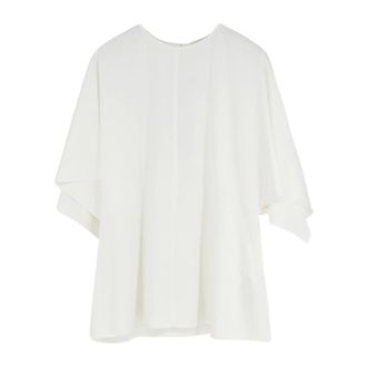 Stella McCartney Stella McCartney, Blouses, female, White, Size: M Satin Lace Blouse