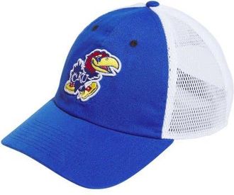 adidas Mens adidas Royal Kansas Jayhawks Mascot Slouch Trucker Adjustable Hat at Nordstrom
