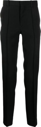 Undercover slim-cut wool trousers - men - Cupro/Wool - 4 - Black