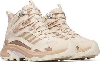 Merrell Moab Speed 2 Mid Gore-Tex Hiking Shoe in Nougat at Nordstrom, Size 10.5