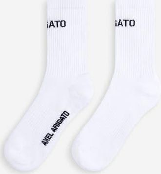 Axel Arigato Arigato Logo Tube Socks in White at Nordstrom, Size Medium