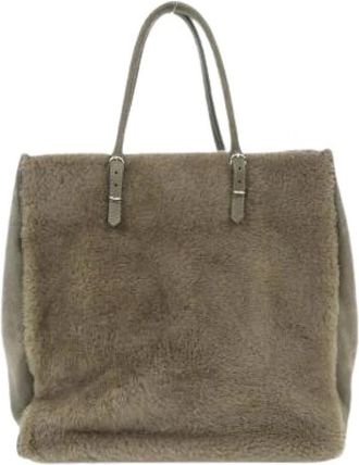 Balenciaga Pre-owned The Paper A5 Leather Bag - Heren - Vintage Shopper - Groen - ONE Size - Leer - Vintage