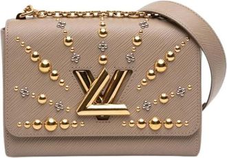 Louis Vuitton Pre-owned The Twist MM - Dames - Vintage Schoudertas - Bruin - ONE Size - Leer - Vintage