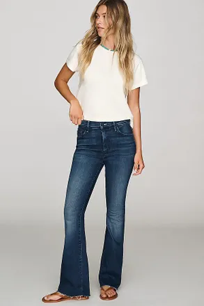 Mother Weekender Low-Rise Bootcut Jeans