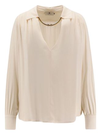 Elisabetta Franchi V-Necked Blouse