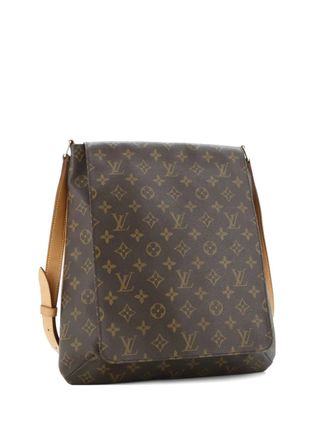 Louis Vuitton Musette Salsa Handbag Monogram Canvas GM crossbody bag - Bruin