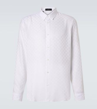 Gucci GG silk jacquard shirt