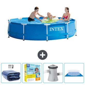 Intex Piscina Con Estructura Redonda - 305x76 Cm - 7-piezas Scb8
