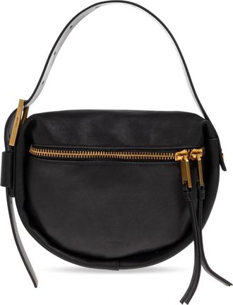 AllSaints Noemie Mini Schoudertas - Dames - Schoudertassen - Zwart - ONE Size - Leer - Tassen
