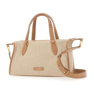 Gianni Chiarini Handbags, female, Beige, Size: ONE SIZE Roxy Shoulder Bag