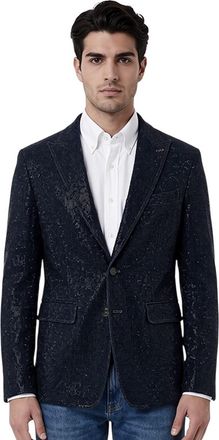 Dsquared2 Navy Blue Embellished Blazer