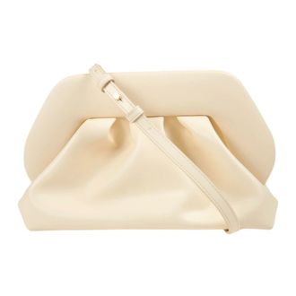 Themoir&egrave; Bios Clutch Medium - Dames - Tassen - Beige - Maat: ONE Size Zijde