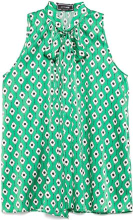 Styland Blusa a fiori - Verde