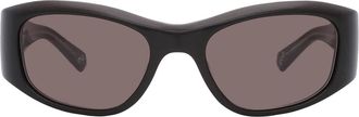 Mr. Leight ALOHA DOC S Lava Oval Mens Sunglasses ML2035 BK-GM/LAVA 52