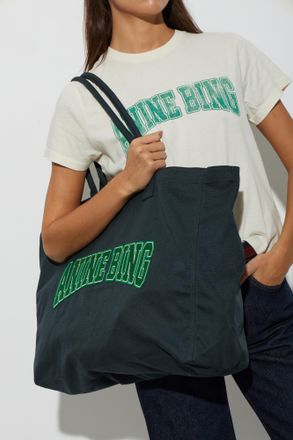 Anine Bing Leo Bag, Womens, Green