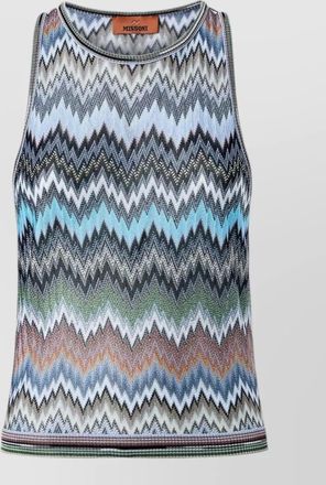 Missoni chevron-pattern sleeveless tank top