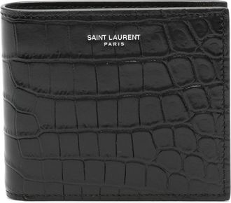 Saint Laurent East/west Leather Wallet With Coin Purse