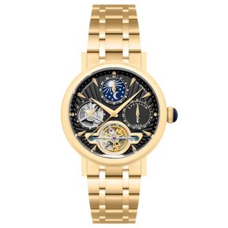 Earnshaw Beaufort Automatic Black Dial Mens Watch ES-8309-33