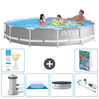 Intex Piscina Prism Frame Redonda - 366x76 Cm - 7-piezas S268