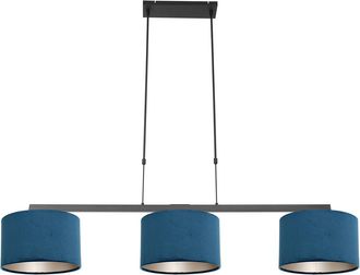 Steinhauer L&aacute;mpara Colgante - Stang - Negro - Metal Velours - Steinhauer