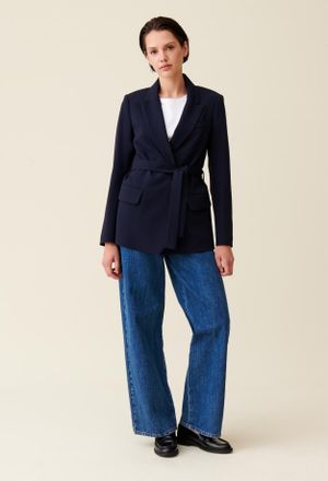 Claudie Pierlot Veste tailleur bleu marine