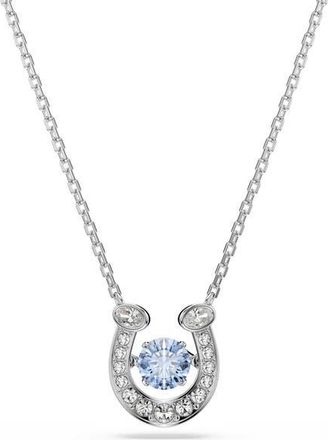 Swarovski Symbolica Pendant Necklace in Blue/Silver at Nordstrom
