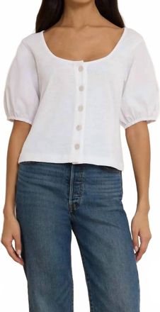 Nation Ltd Alma Cropped Top In White